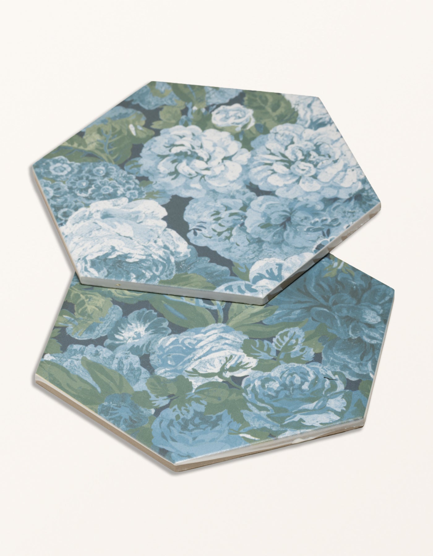 Sanderson - Very Rose & Peony Pottery Blue Porcelain
