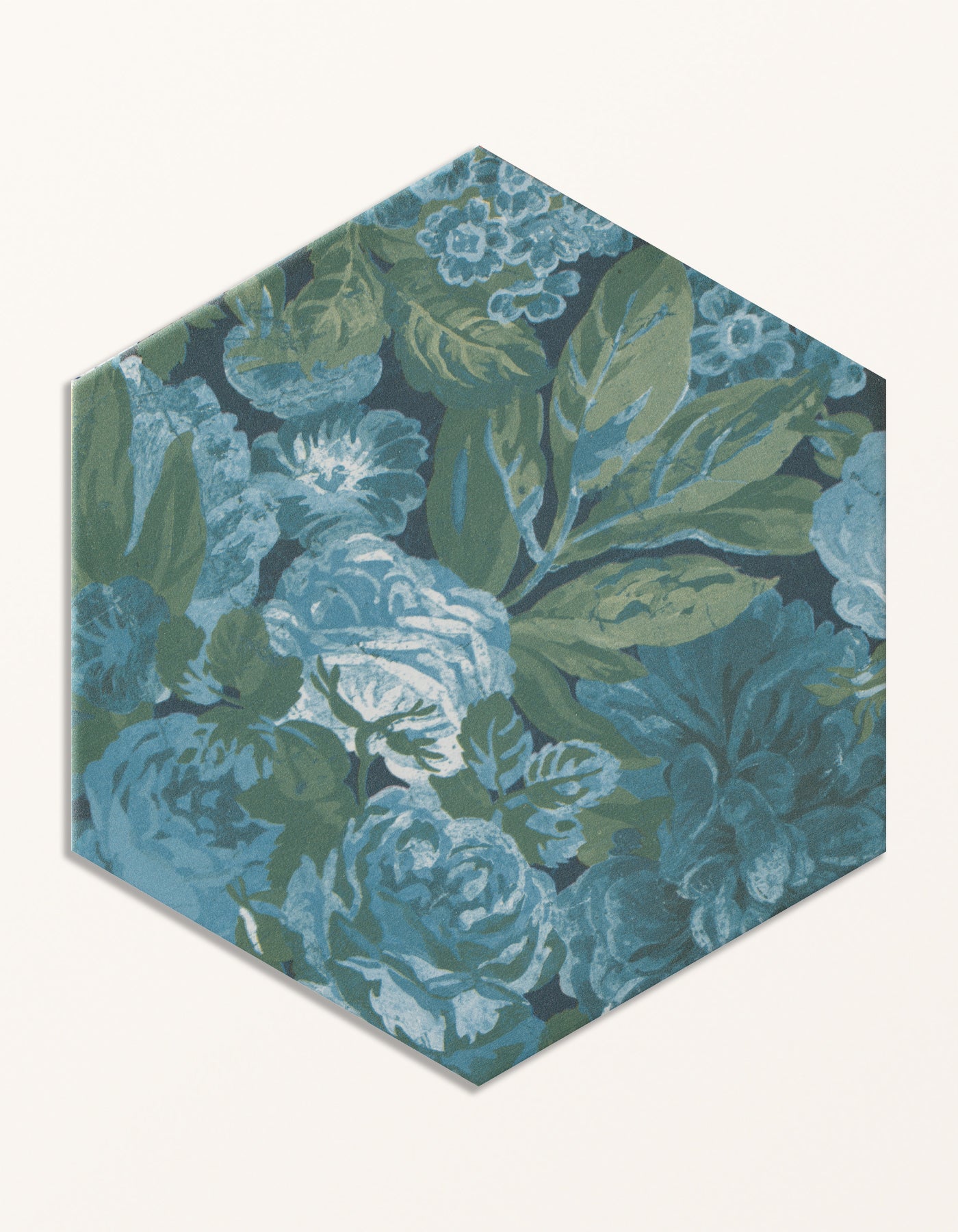 Sanderson - Very Rose & Peony Pottery Blue Porcelain