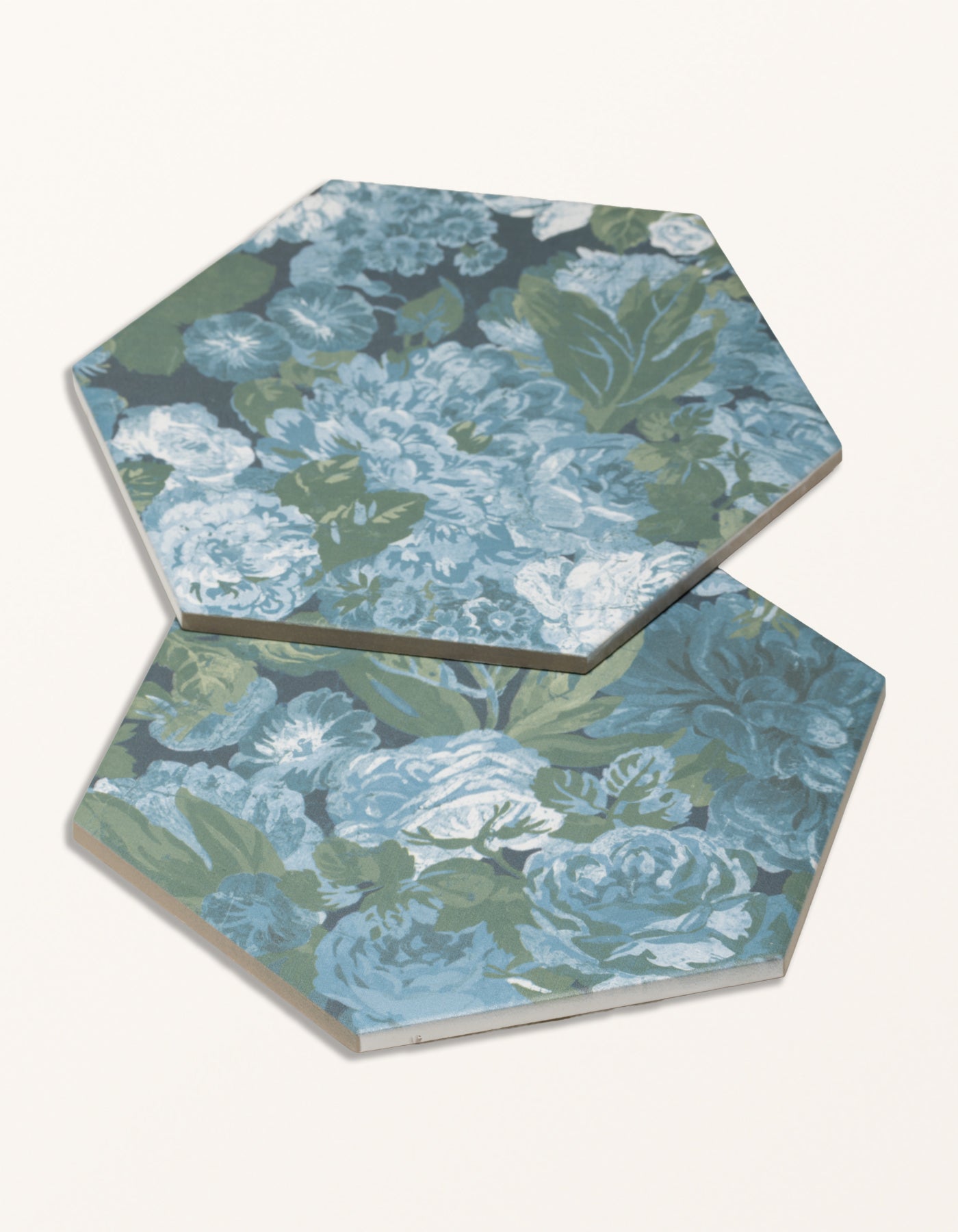 Sanderson - Very Rose & Peony Pottery Blue Porcelain