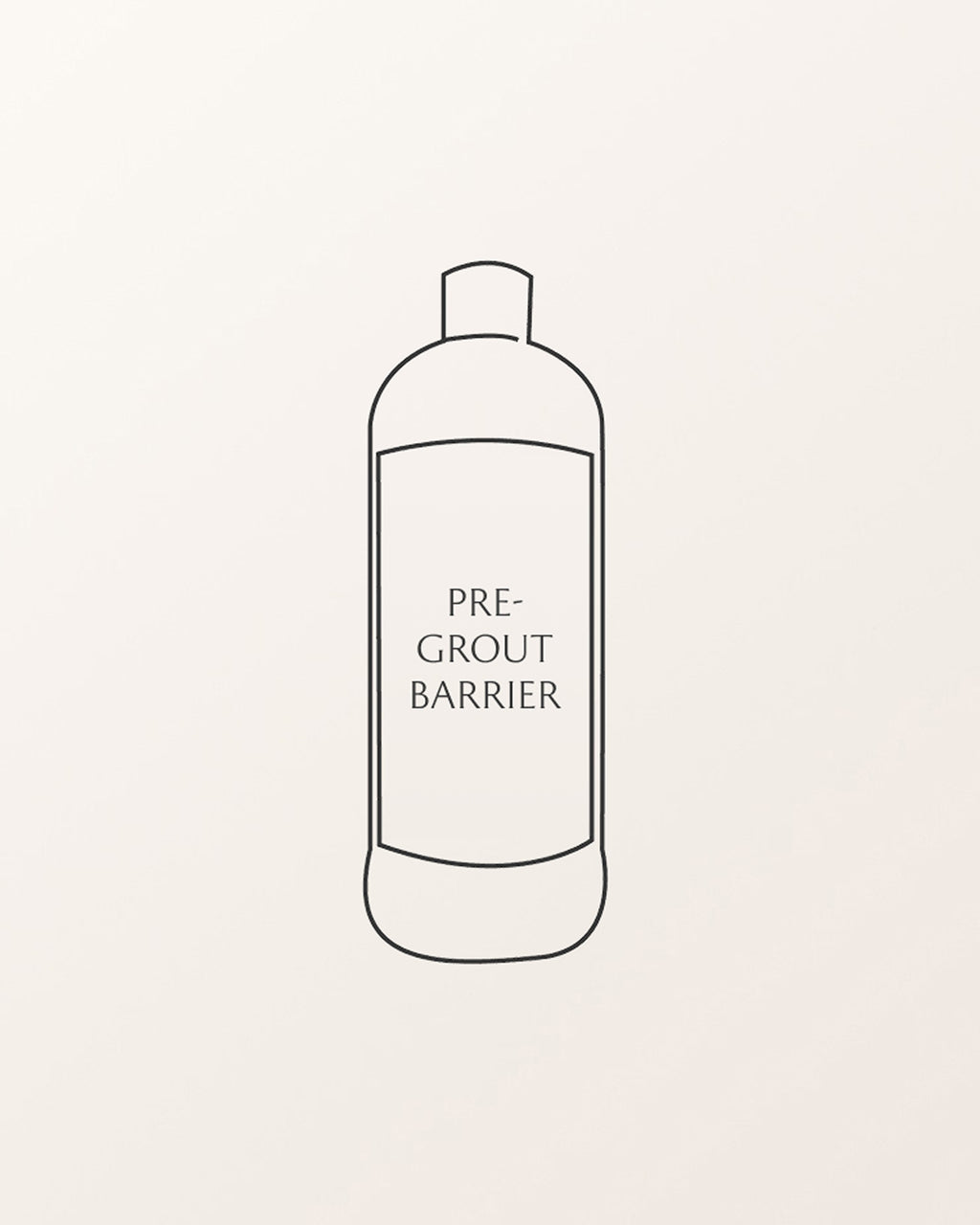 Sarsen Home Porcelain Pre-Grout Barrier