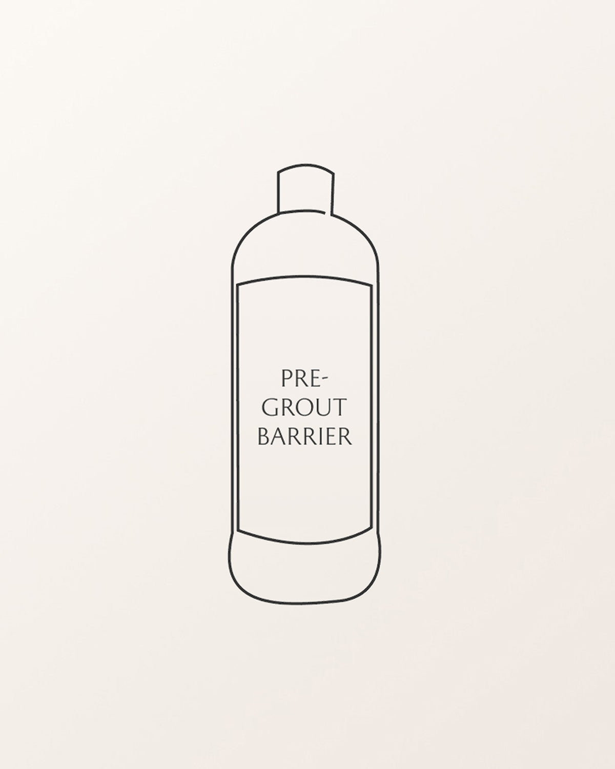Sarsen Home Porcelain Pre-Grout Barrier