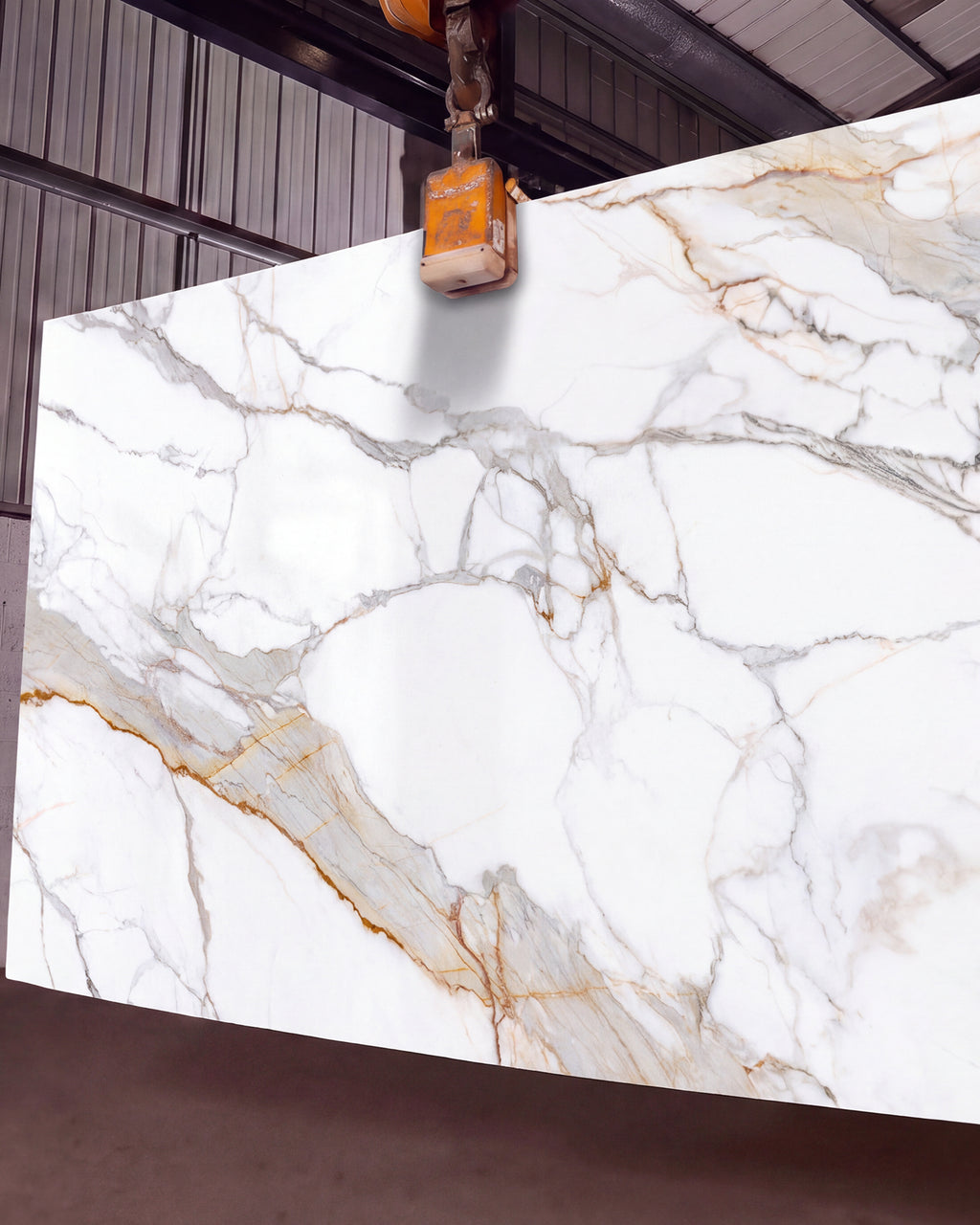 Sculpture Grande Porcelain Calacatta Maximus Slab