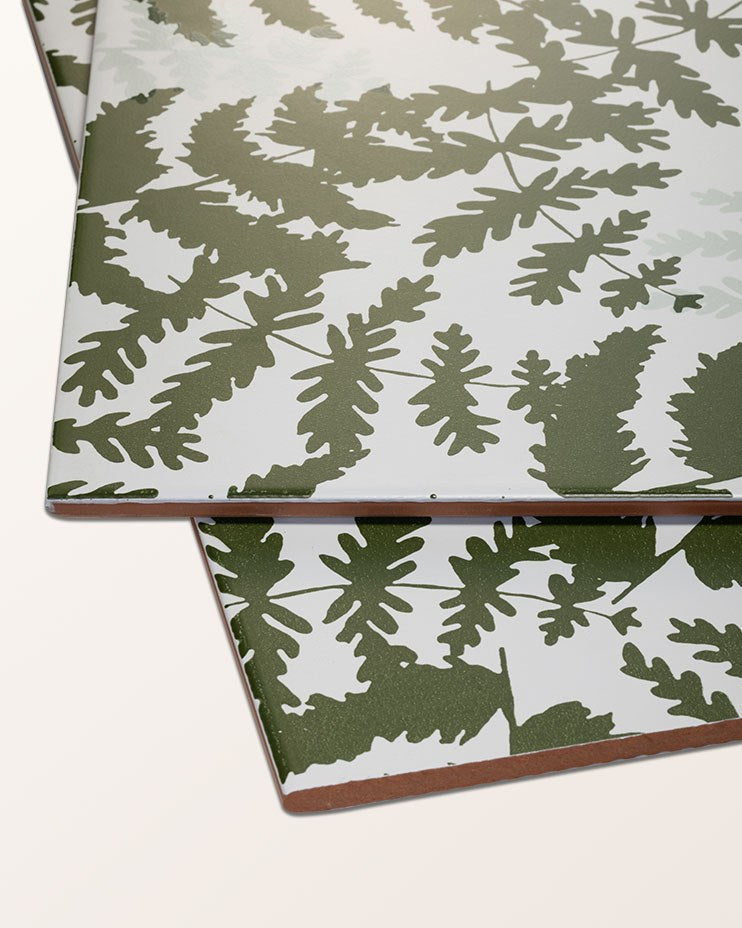 Silk Screen Ceramic Fernery