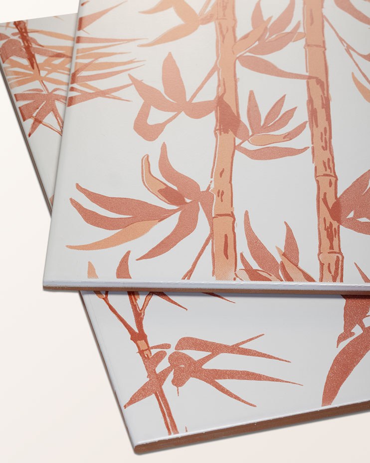 Silk Screen Ceramic Lantau Bamboo Incardine