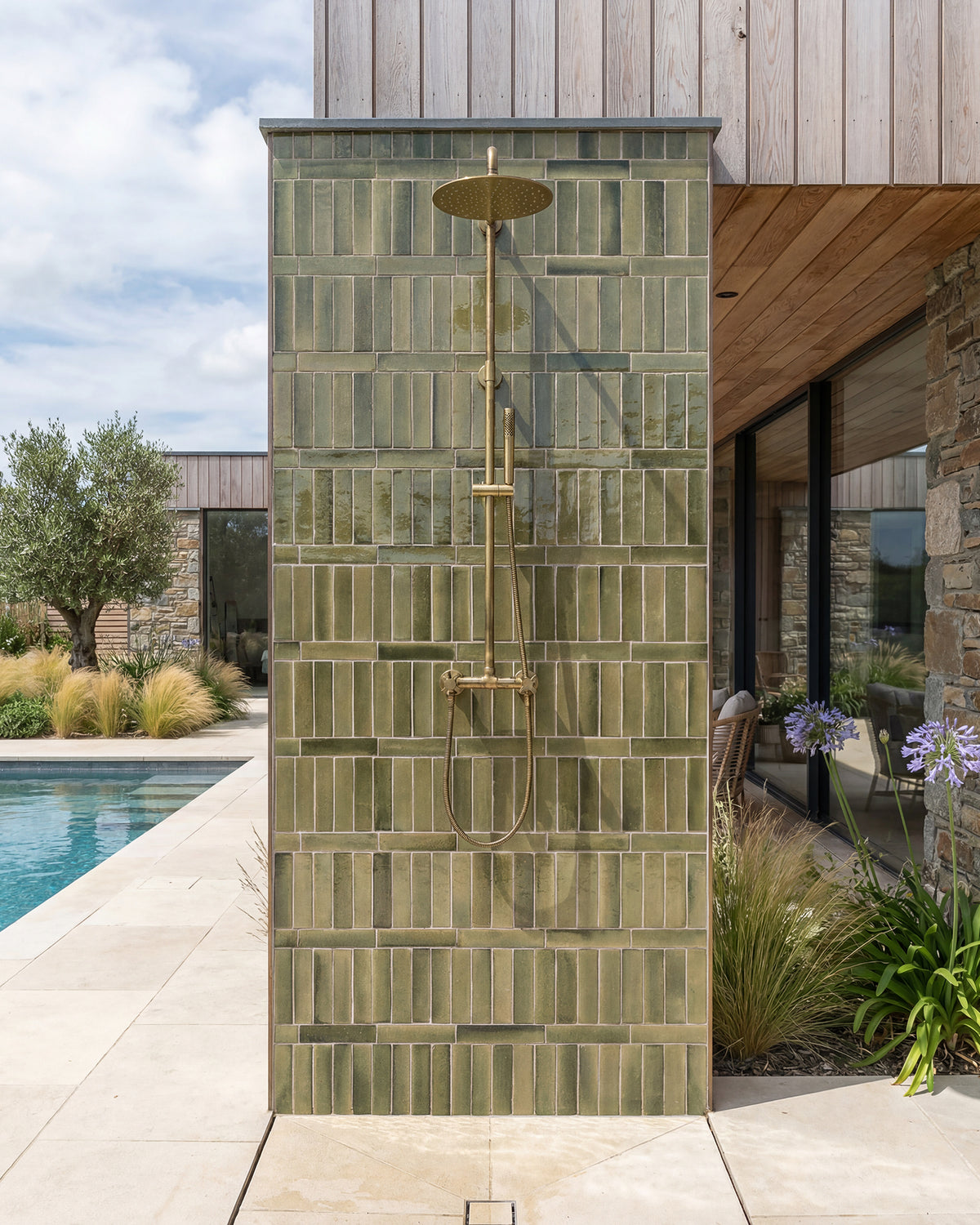 Stone Glaze Ceramic Lemongrass Gloss Brick