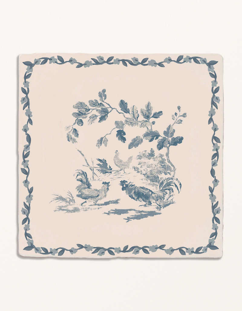 STUDIO Sanderson - Aesop's Fables Pottery Blue Decor