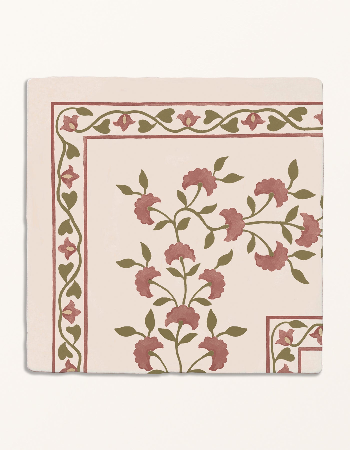 STUDIO Sanderson - Anthos Pink Clay Border & Corner