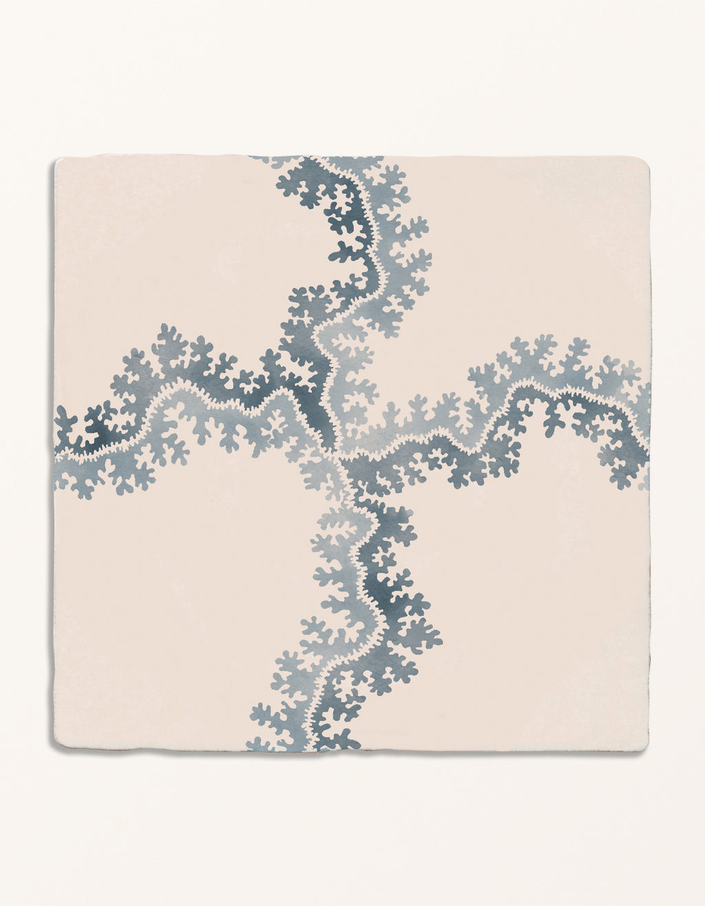 STUDIO Sanderson - Oxbow Check Pottery Blue Pattern