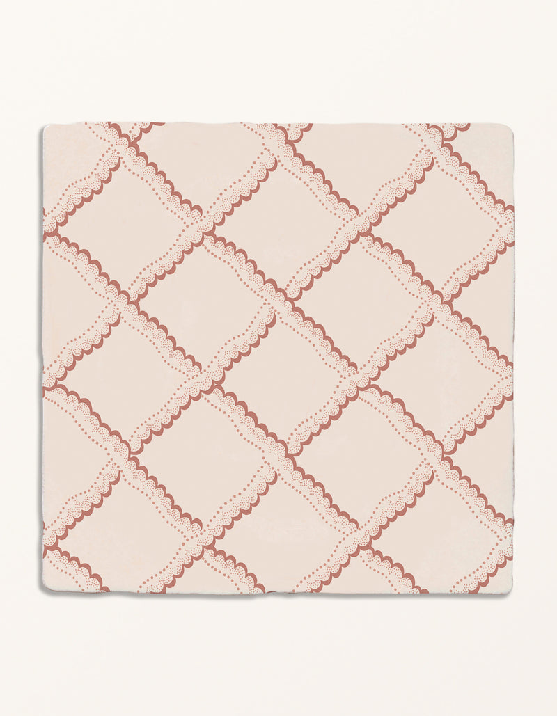 STUDIO Sanderson - Rye Pink Clay Pattern