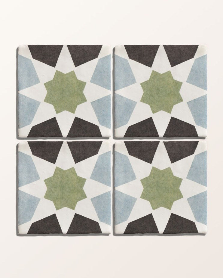 STUDIO Souk Green Star Ceramic