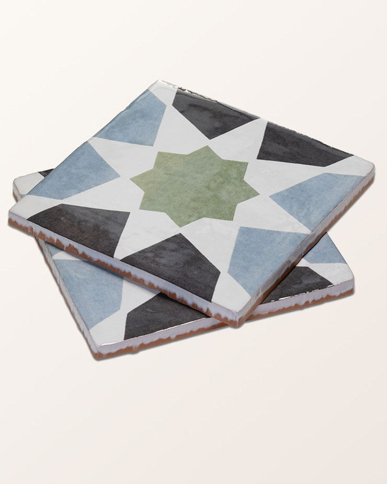 STUDIO Souk Green Star Ceramic
