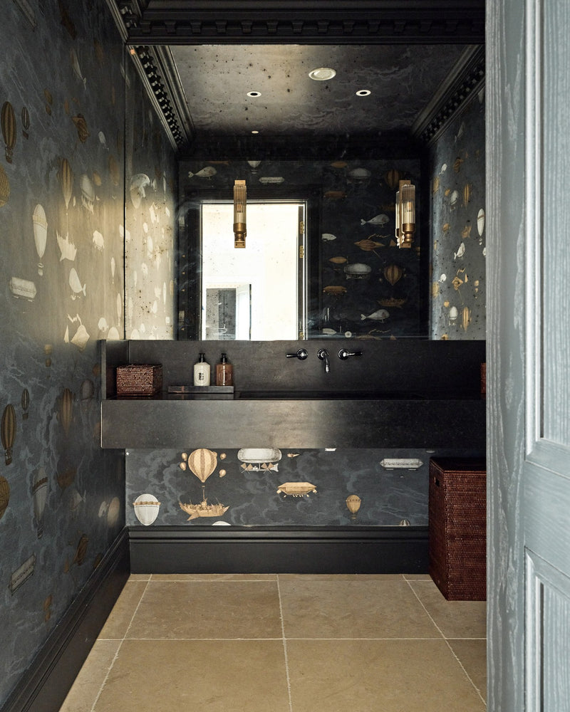 Tora Blue Honed Limestone Slab