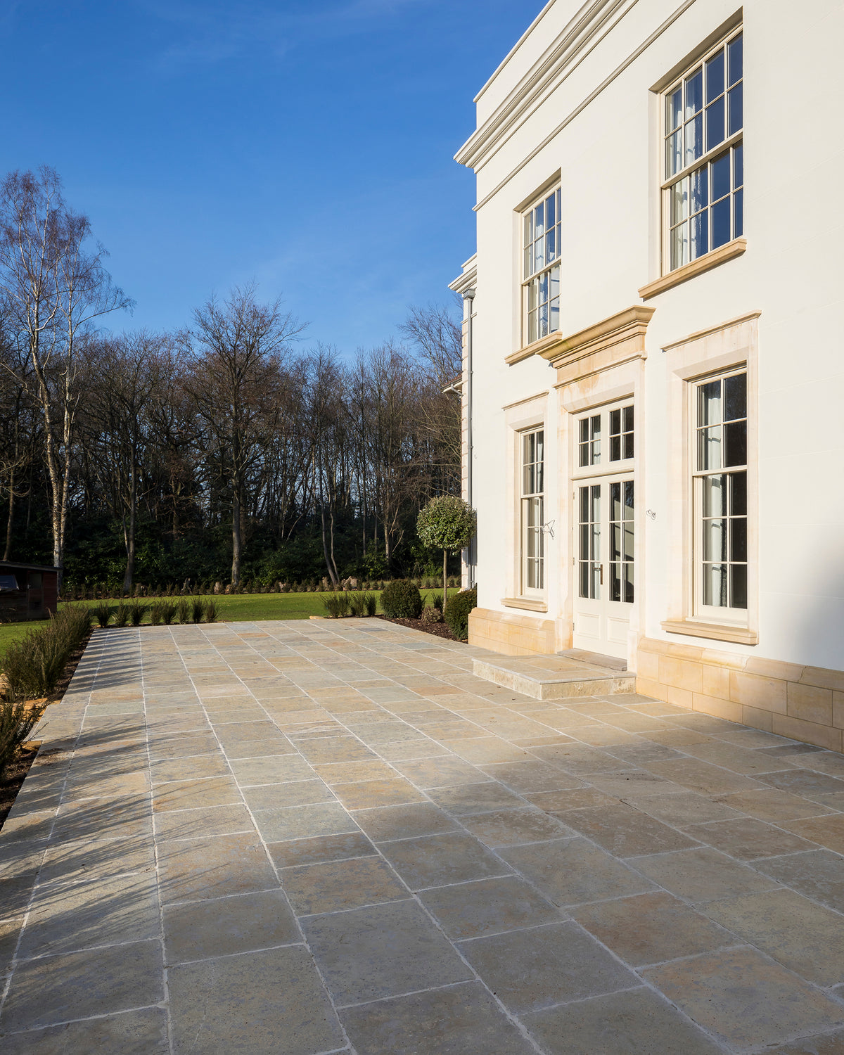 Trusloe Limestone Paving Seasoned Finish