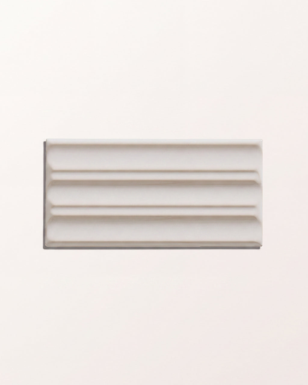 Tunstall Ceramic Fluted Brick Deep White