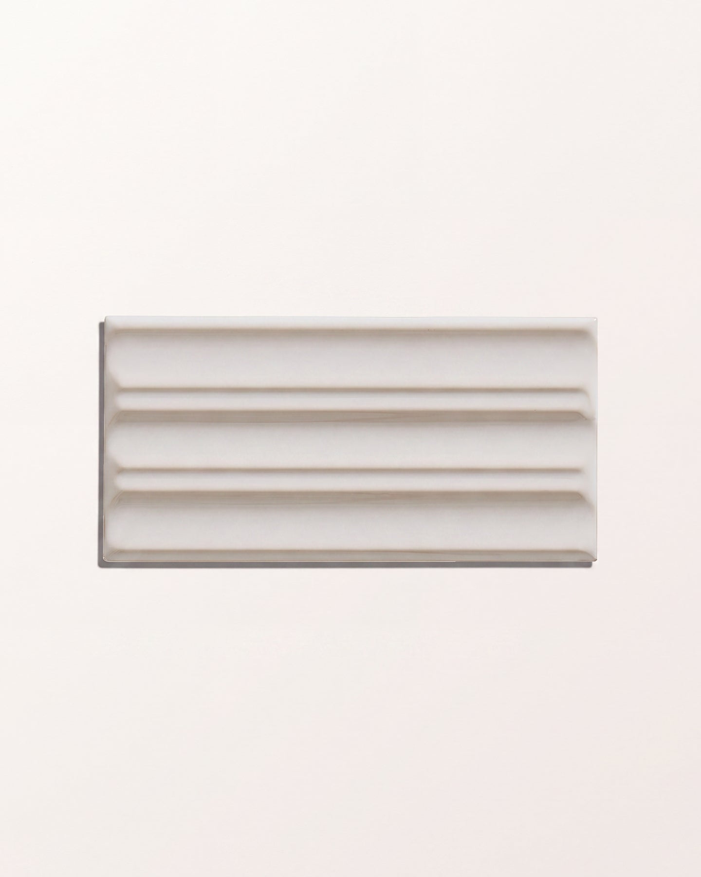 Tunstall Ceramic Fluted Brick Deep White