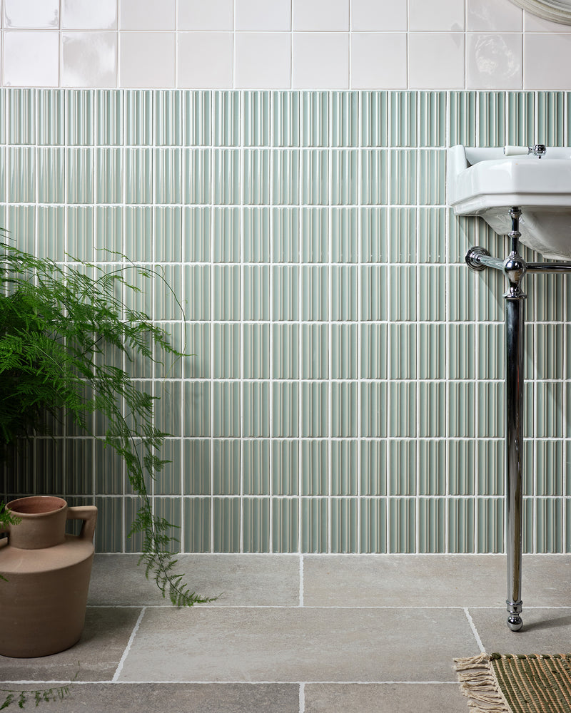 Tunstall Ceramic Fluted Brick Fern