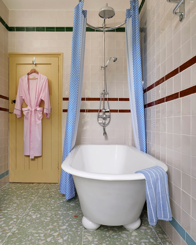 Tunstall Ceramic Square Deep White|@overdale_house|rialto-real-terrazzo-laguna-honed, avebury-ceramic-burnt-caramel-crackle-glaze, victorian-style-wall-ceramic-olive-green-dado