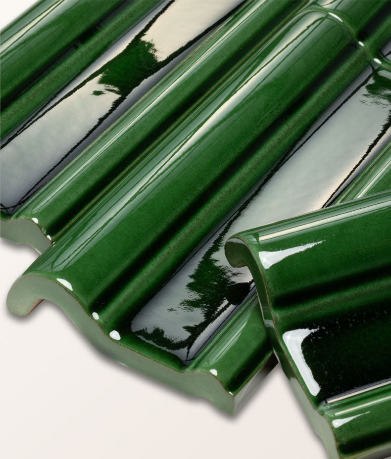 Architectural Mouldings Dado Ceramic Olive Green