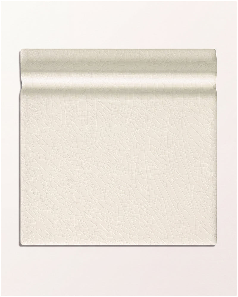 Victorian Style™ Wall Ceramic Antique White Skirting Crackle Glaze