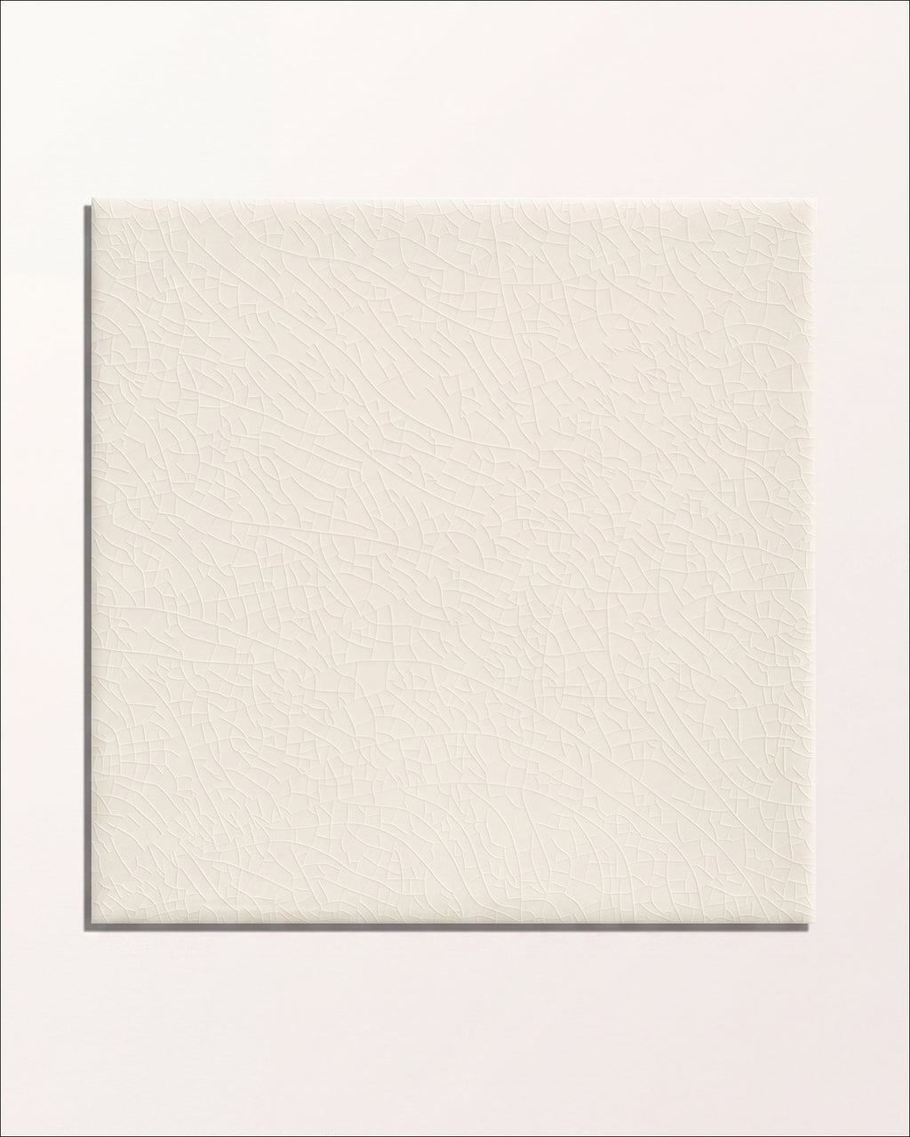 Victorian Style™ Wall Ceramic Antique White Square Crackle Glaze