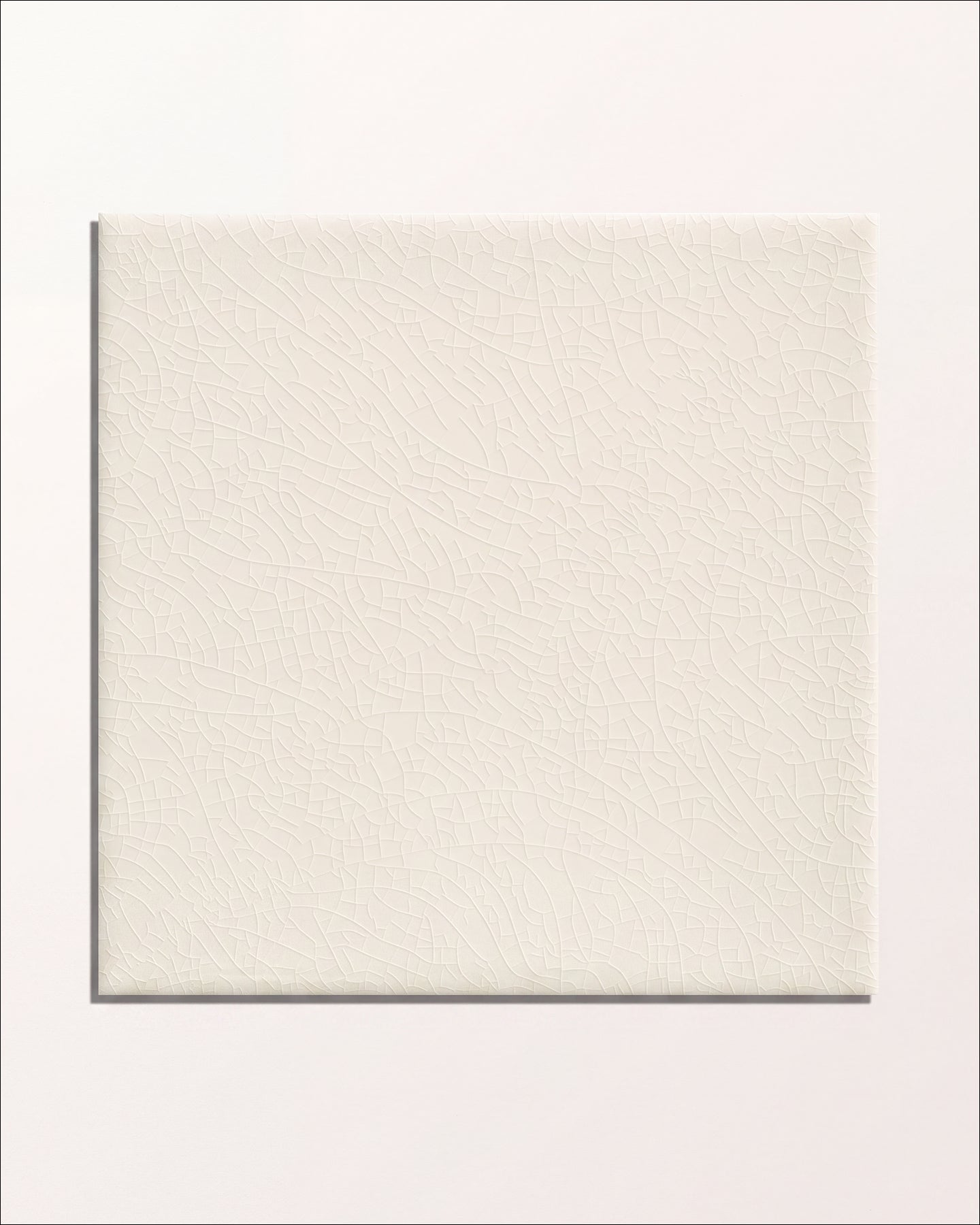 Victorian Style™ Wall Ceramic Antique White Square Crackle Glaze