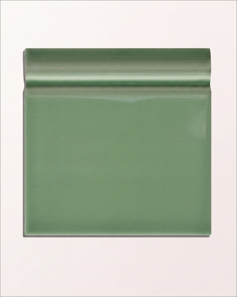 Victorian Style™ Wall Ceramic Cabbage Green Skirting