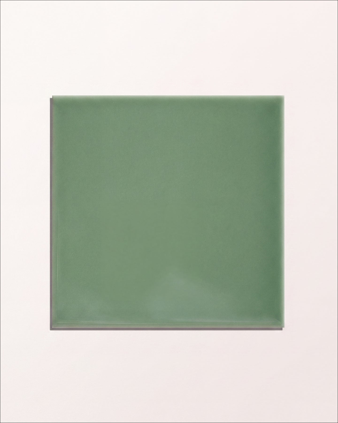 Victorian Style™ Wall Ceramic Cabbage Green Square