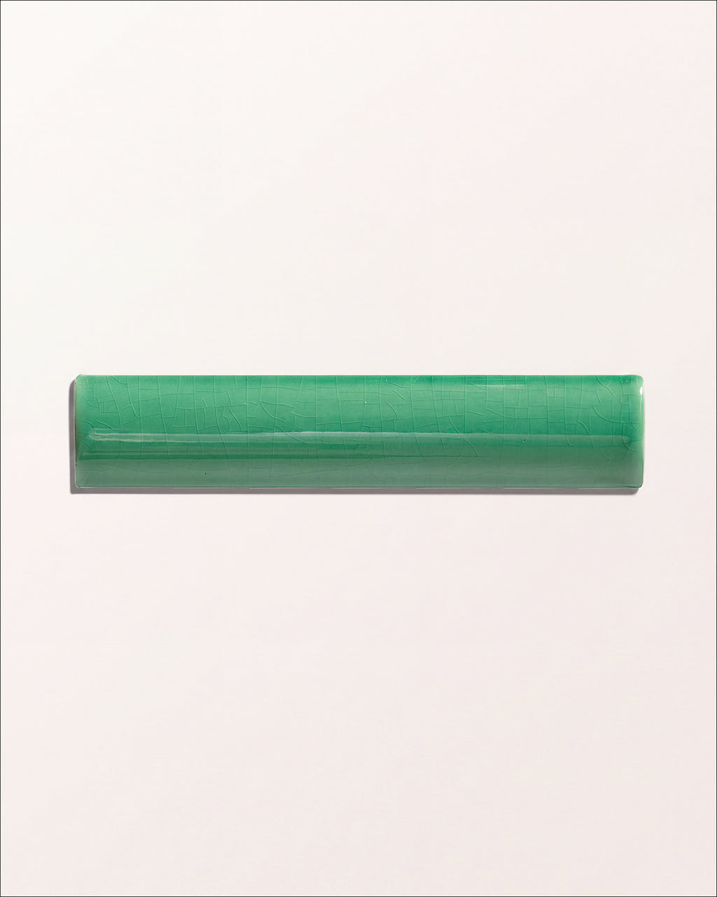 Victorian Style™ Wall Ceramic Emerald Green Simple Beading Crackle Glaze