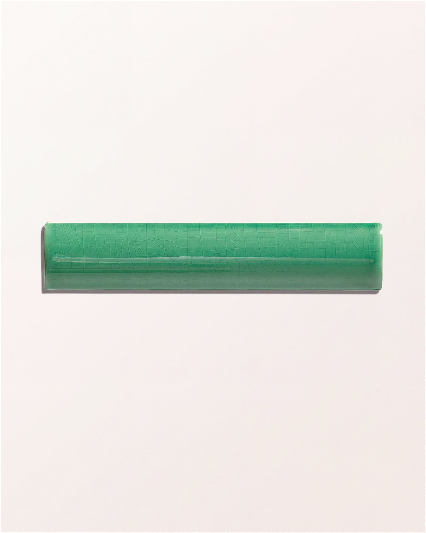 Victorian Style™ Wall Ceramic Emerald Green Simple Beading Crackle Glaze