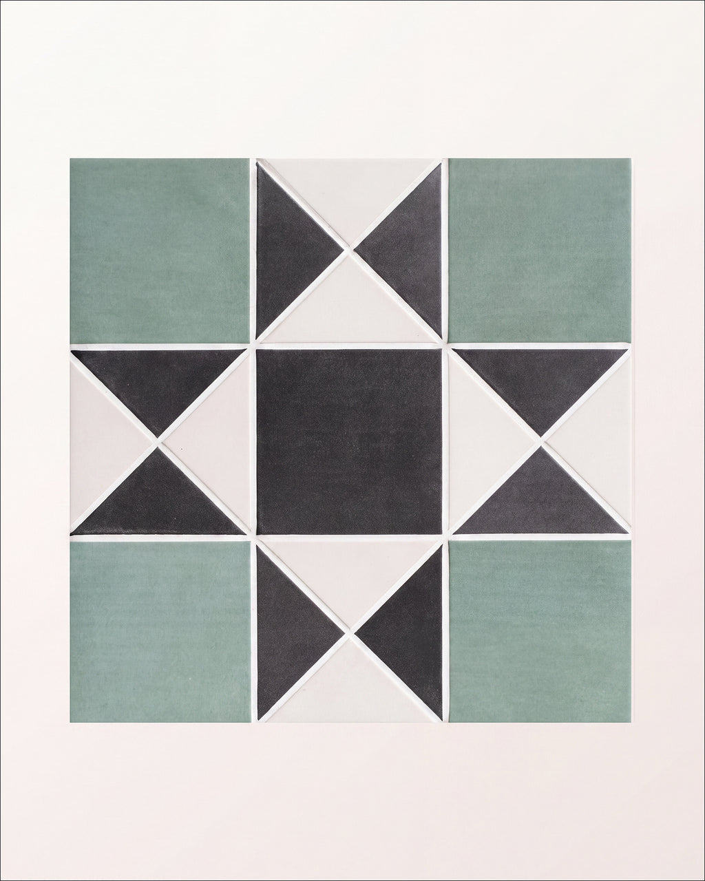 Victorian Style™ Porcelain Finchley Pattern Forest Green