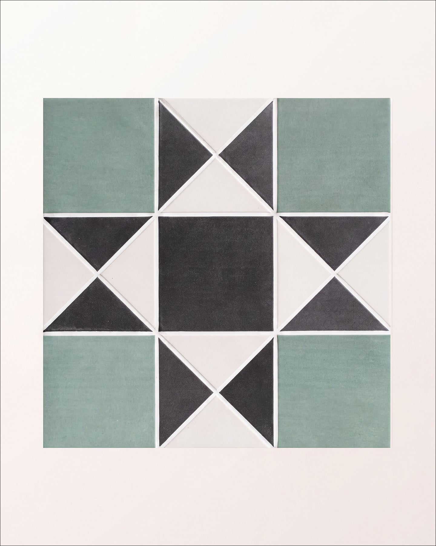 Victorian Style™ Porcelain Finchley Pattern Forest Green