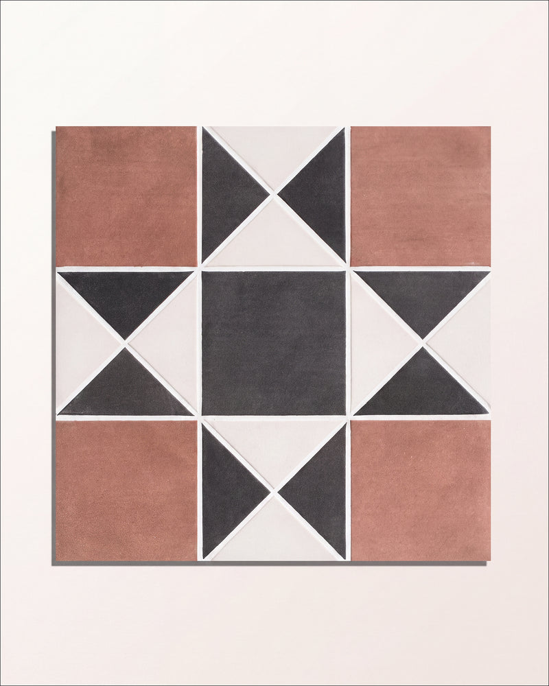 Victorian Style™ Porcelain Finchley Pattern Terracotta