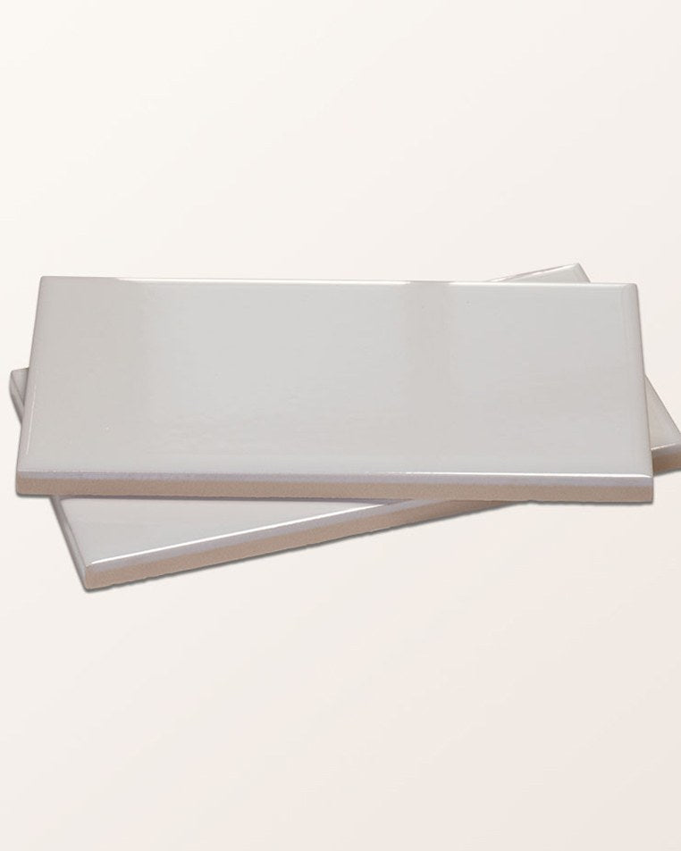 Victorian Style™ Wall Ceramic Antique White Metro Crackle Glaze