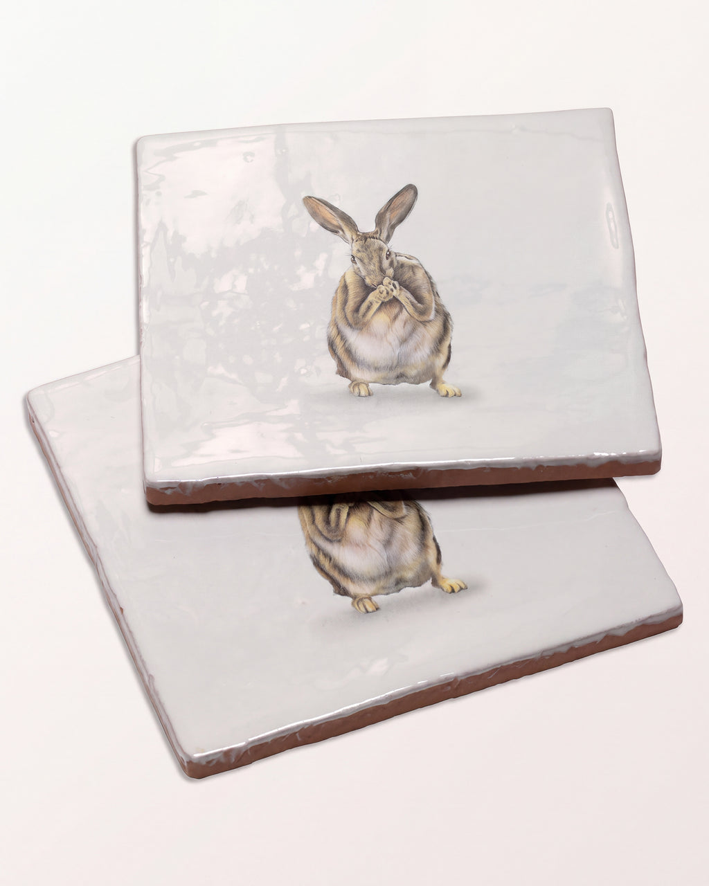 Wiltshire Hares Ceramic By Joanna May