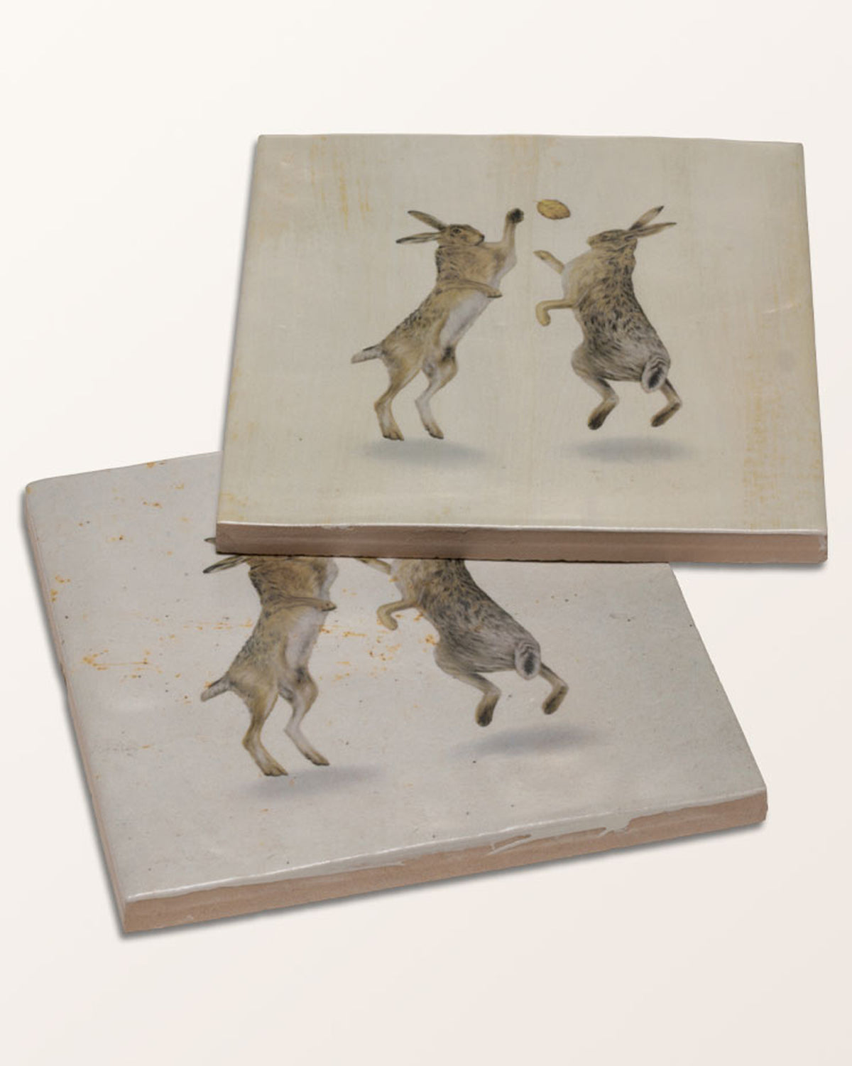 Wiltshire Hares Ceramic By Joanna May