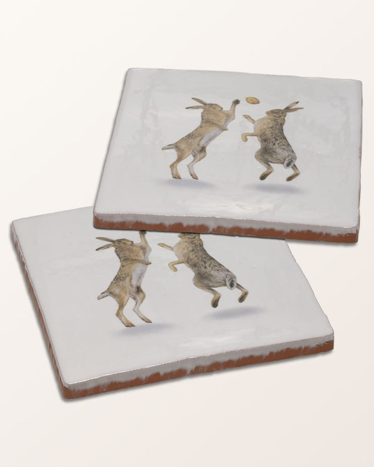Wiltshire Hares Ceramic By Joanna May