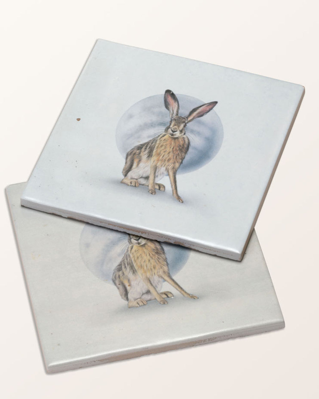 Wiltshire Hares Ceramic By Joanna May