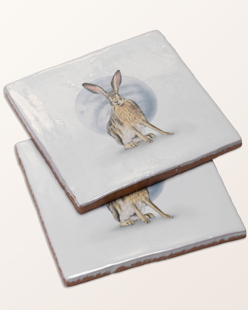 Wiltshire Hares Ceramic By Joanna May