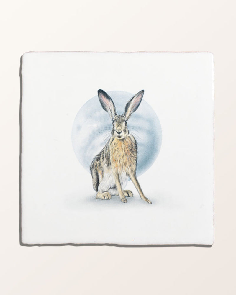 Wiltshire Hares Ceramic By Joanna May
