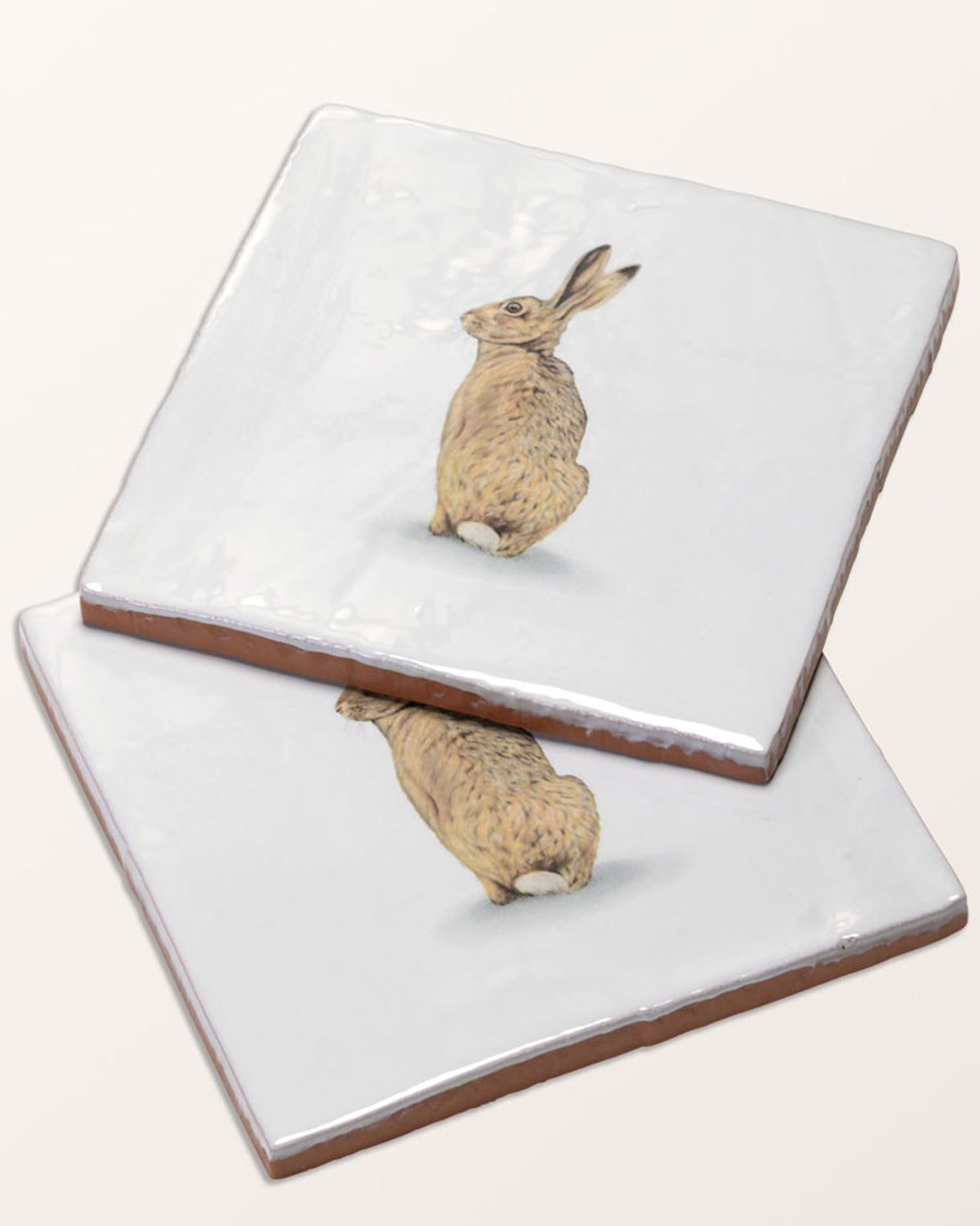 Wiltshire Hares Ceramic By Joanna May