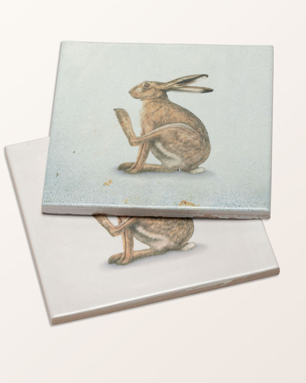 Wiltshire Hares Ceramic By Joanna May