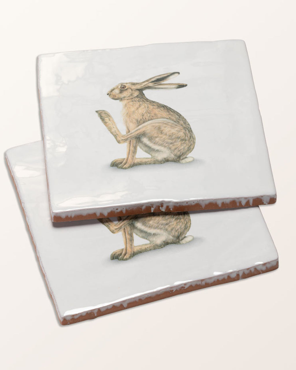 Wiltshire Hares Ceramic By Joanna May