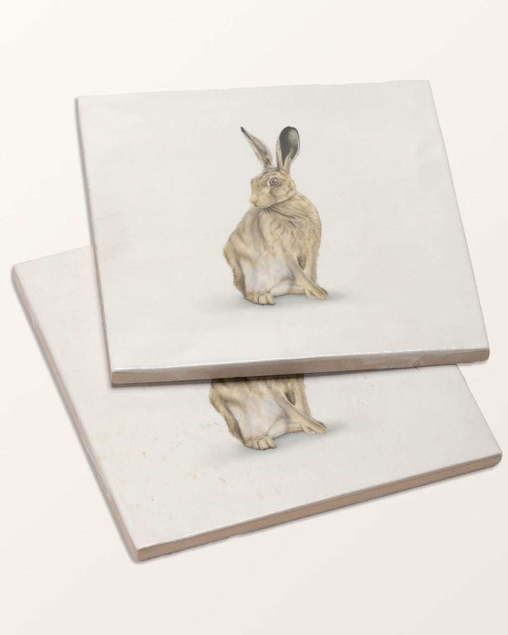 Wiltshire Hares Ceramic By Joanna May
