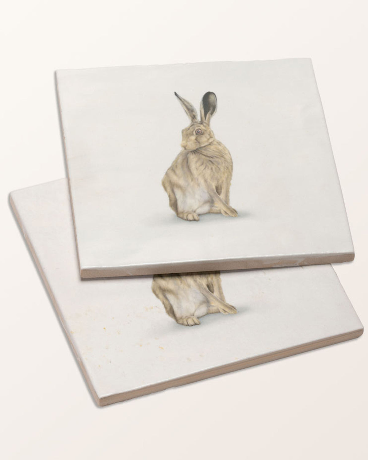 Wiltshire Hares Ceramic By Joanna May