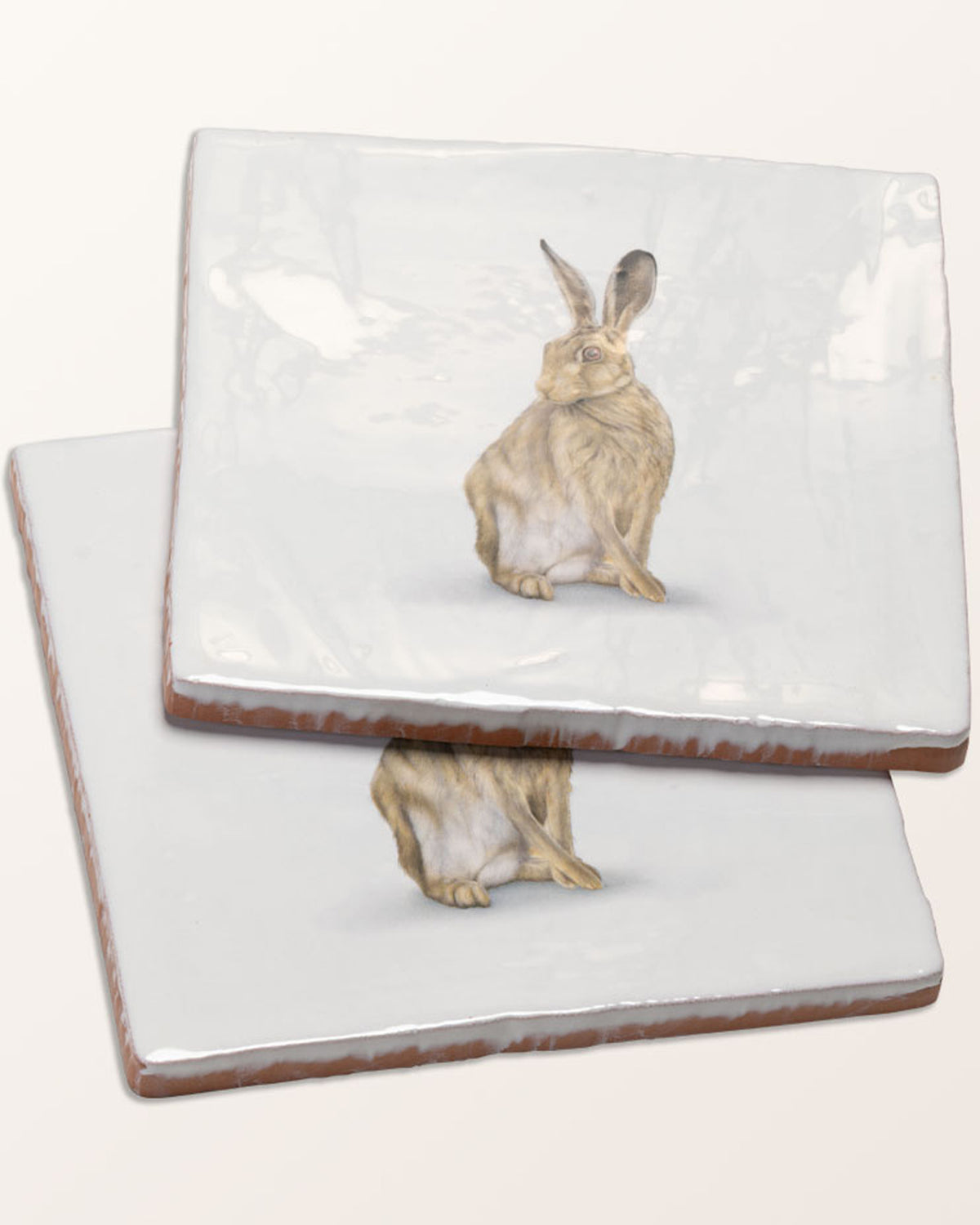 Wiltshire Hares Ceramic By Joanna May