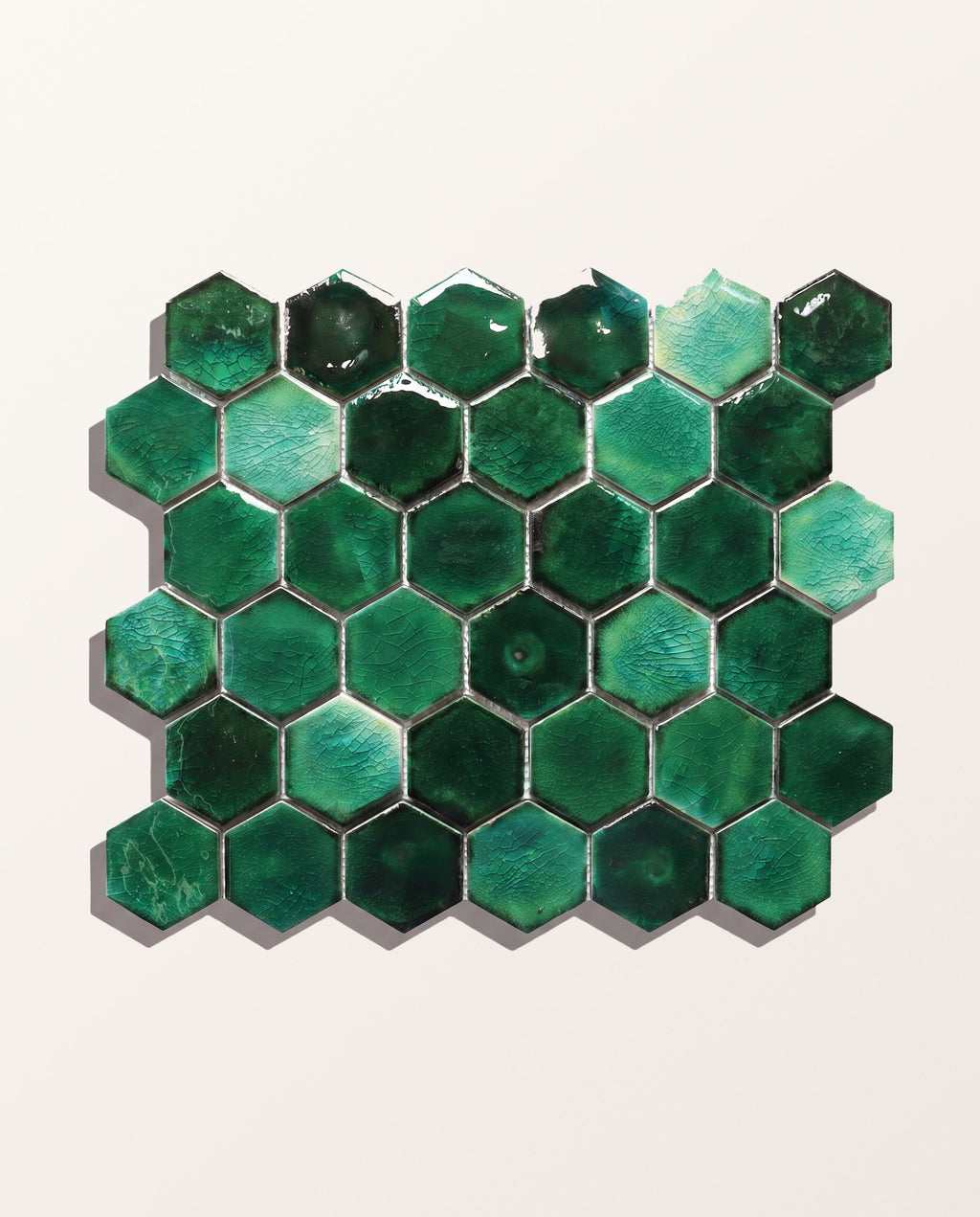 Akazu Porcelain Mosaic Emerald