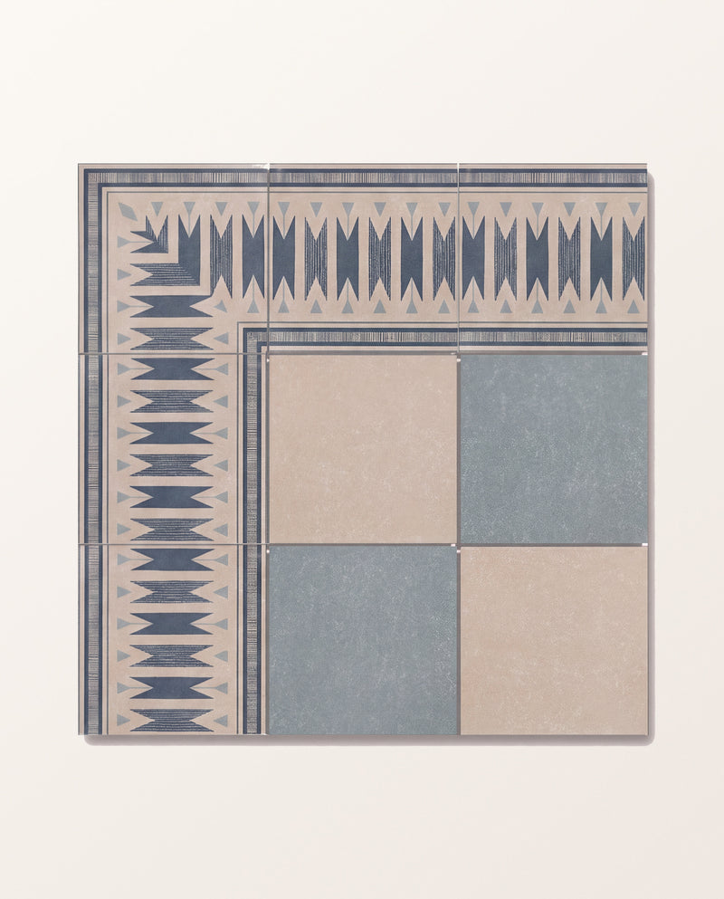 Aventuras Blue Field Porcelain
