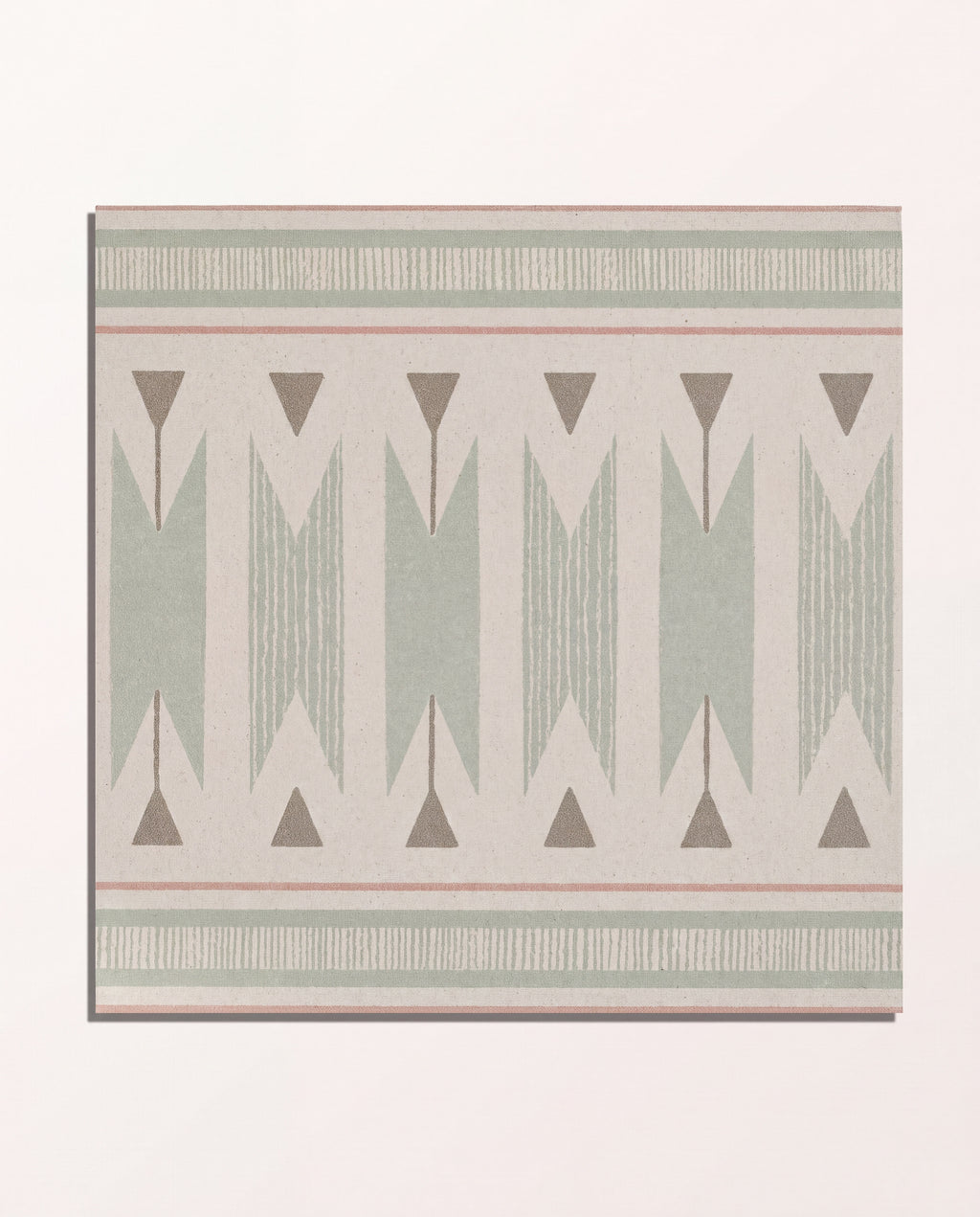 Aventuras Ziggy Border Olive Porcelain