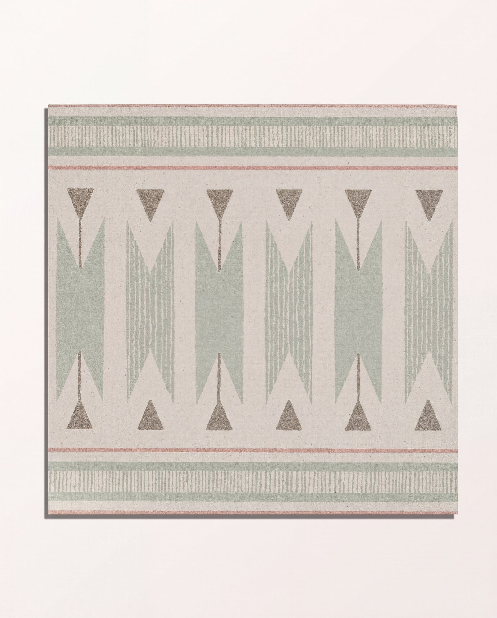 Aventuras Ziggy Border Olive Porcelain