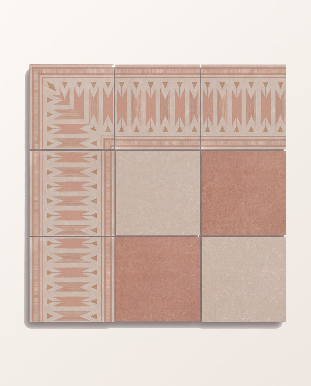 Aventuras Ziggy Border Terracotta Porcelain